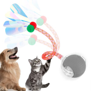 Self-Rolling Cat Ball With Tail - Active Play