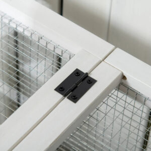 Mobile Rabbit Home with Easy-Clean Tray & Run
