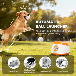 Fetch Machine for Dogs - Throw Balls Up to 80 FT