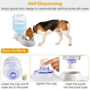 Fresh Water On-Demand Pet Fountain - Automatic Hydration