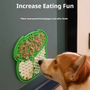 Dog & Cat Slow Feeder Lick Mat with Strong Suction
